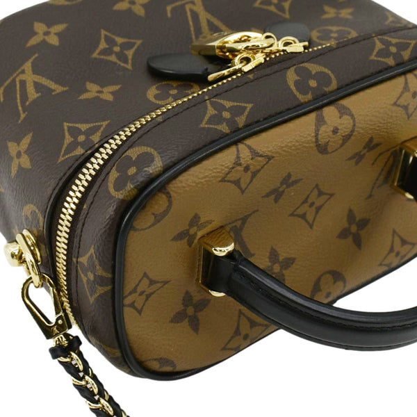 LOUIS VUITTON Vanity PM Monogram Reverse Canvas Crossbody Bag Brown
