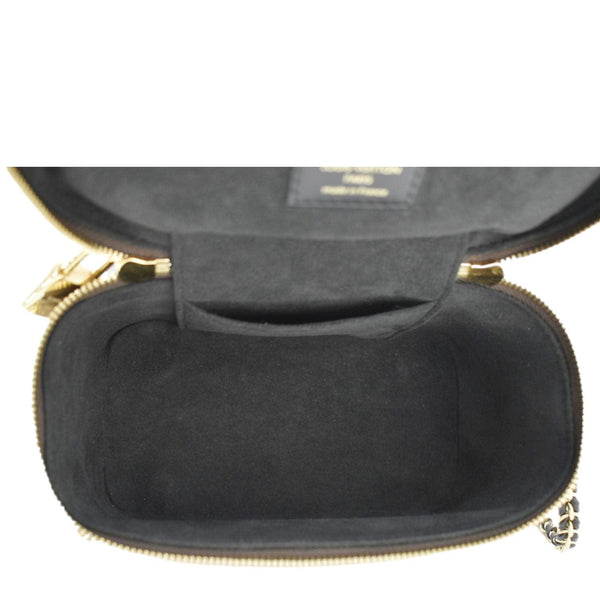 LOUIS VUITTON Vanity PM Monogram Reverse Canvas Crossbody Bag Brown