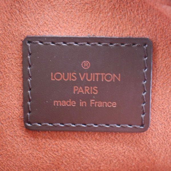 LOUIS VUITTON Ipanema GM Damier Ebene Crossbody Bag Brown