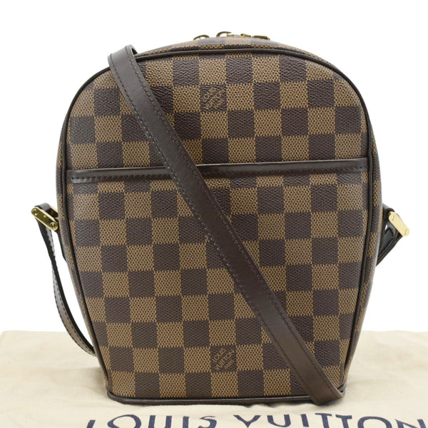 LOUIS VUITTON Ipanema GM Damier Ebene Crossbody Bag Brown