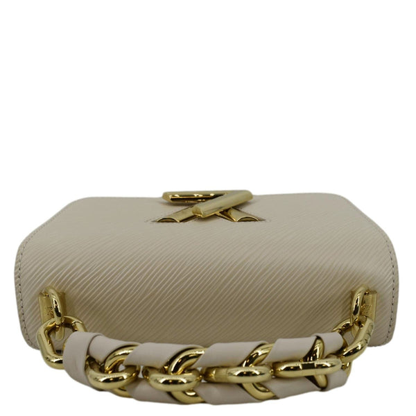 LOUIS VUITTON Twist PM Epi Leather Crossbody Bag Off White