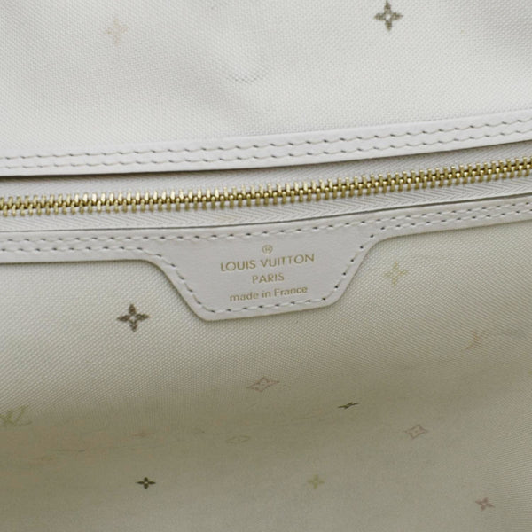 LOUIS VUITTON Neverfull MM Monogram Canvas Tote Sunset Khaki