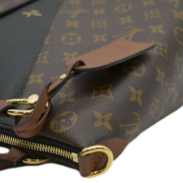 LOUIS VUITTON Brown Shoulder Bag front left border view
