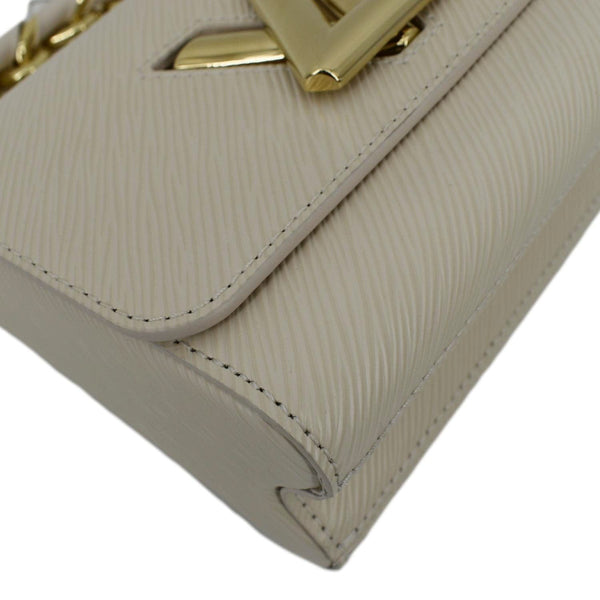 LOUIS VUITTON Twist PM Epi Leather Crossbody Bag Off White