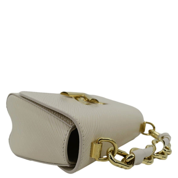 LOUIS VUITTON Twist PM Epi Leather Crossbody Bag Off White