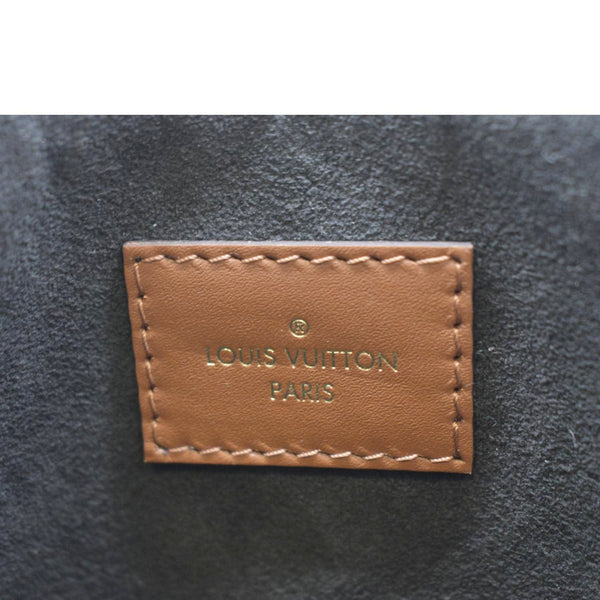 LOUIS VUITTON Brown Shoulder Bag brand tag view