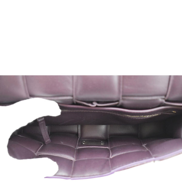 BOTTEGA VENETA Cassette Padded Crossbody Bag Holographic Purple