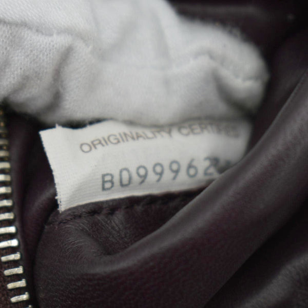 BOTTEGA VENETA Cassette Padded Crossbody Bag Holographic Purple