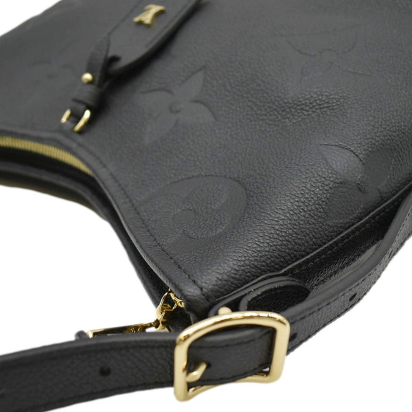LOUIS VUITTON Carryall PM Monogram Empreinte Leather Shoulder Bag Black