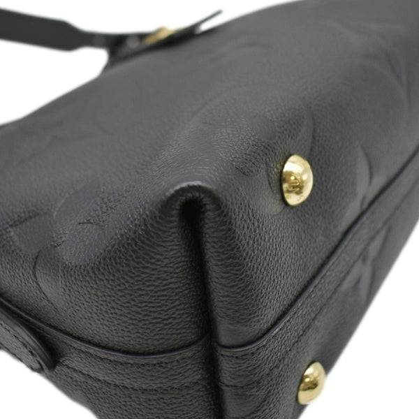 LOUIS VUITTON Carryall PM Monogram Empreinte Leather Shoulder Bag Black