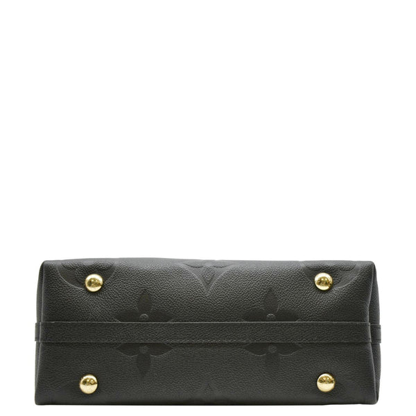 LOUIS VUITTON Carryall PM Monogram Empreinte Leather Shoulder Bag Black