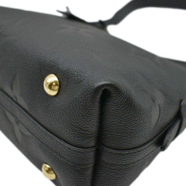 LOUIS VUITTON Carryall PM Monogram Empreinte Leather Shoulder Bag Black