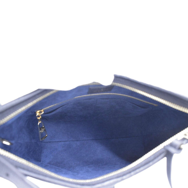 LOUIS VUITTON Carryall PM Monogram Empreinte Leather Shoulder Bag Black