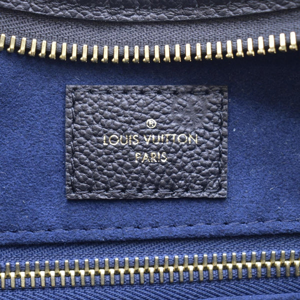 LOUIS VUITTON Carryall PM Monogram Empreinte Leather Shoulder Bag Black