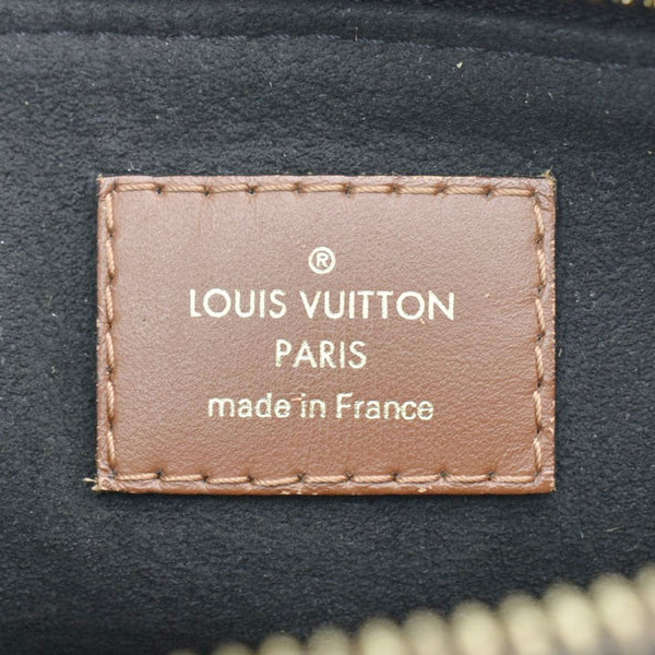 LOUIS VUITTON V BB Monogram Canvas Tote Shoulder Bag Black