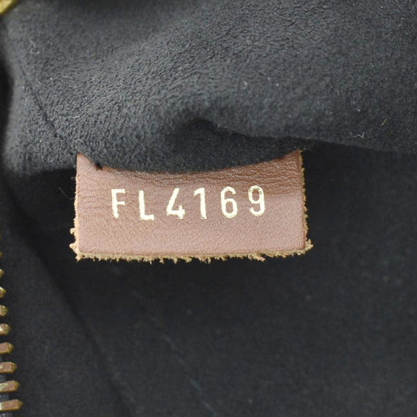 LOUIS VUITTON V BB Monogram Canvas Tote Shoulder Bag Black