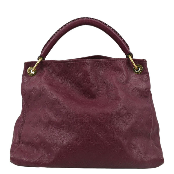 LOUIS VUITTON Artsy MM Empreinte Leather Hobo Bag Raisin