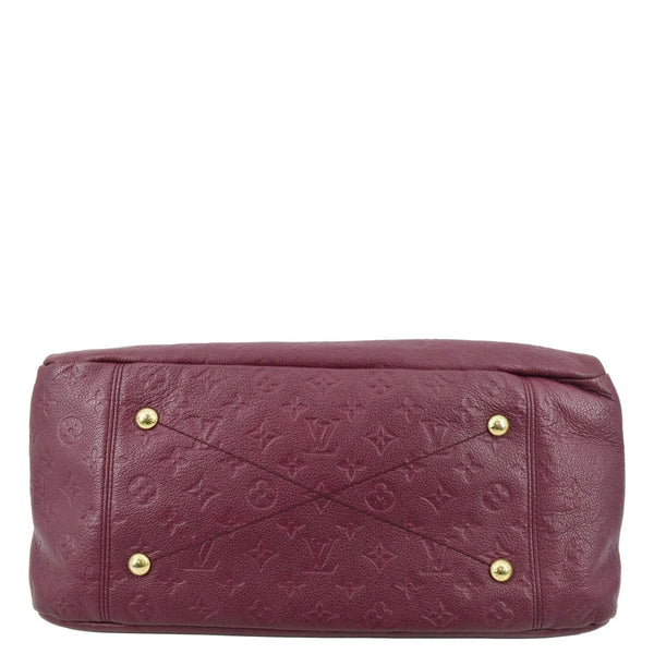 LOUIS VUITTON Artsy MM Empreinte Leather Hobo Bag Raisin