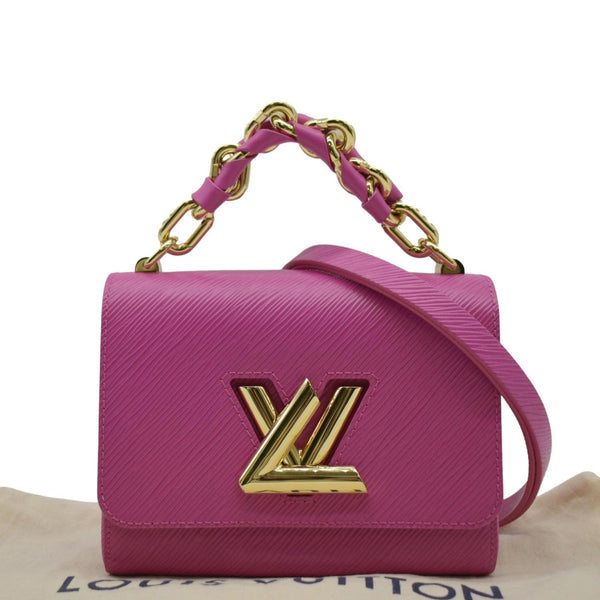 LOUIS VUITTON Twist Small Epi Leather Shoulder Bag Pink