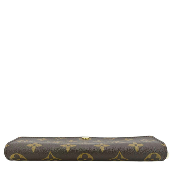 LOUIS VUITTON Sarah Monogram Canvas Wallet Brown