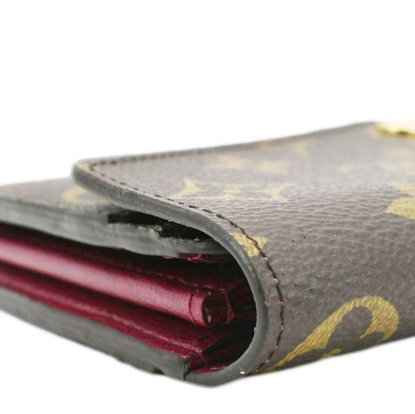 LOUIS VUITTON Sarah Monogram Canvas Wallet Brown