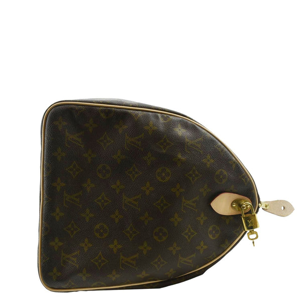 LOUIS VUITTON Vintage Keepall 55 Monogram Canvas Travel Bag Brown