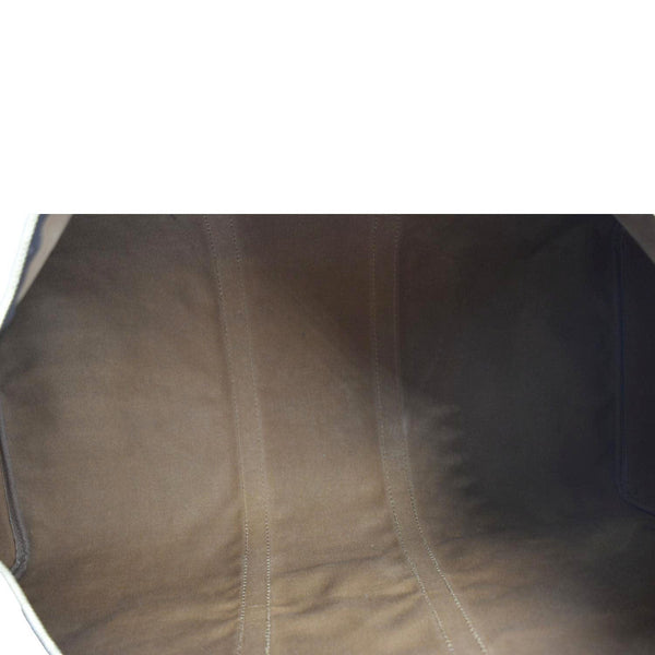 LOUIS VUITTON Vintage Keepall 55 Monogram Canvas Travel Bag Brown