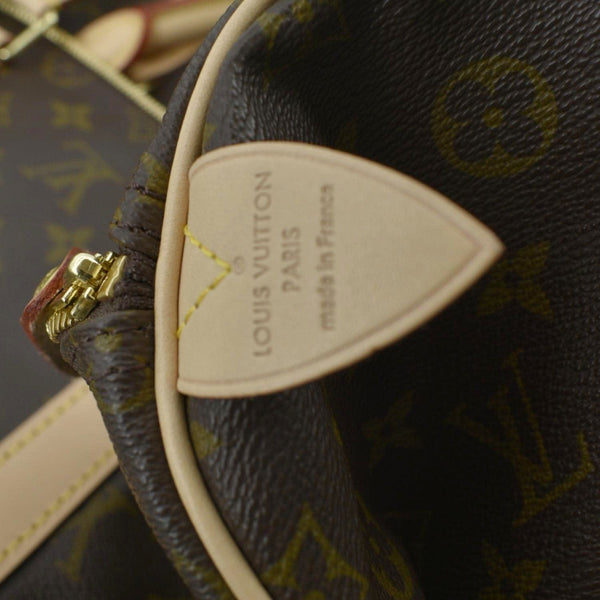 LOUIS VUITTON Vintage Keepall 55 Monogram Canvas Travel Bag Brown