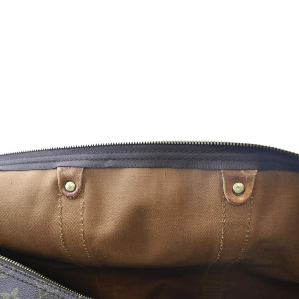 LOUIS VUITTON Vintage Keepall 55 Monogram Canvas Travel Bag Brown