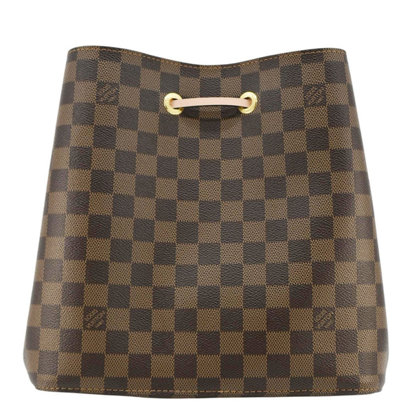 LOUIS VUITTON Neonoe MM Damier Ebene Shoulder Bag Brown