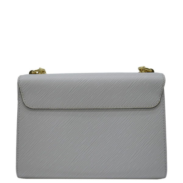 LOUIS VUITTON MM Twist Epi Leather Chain Shoulder Bag White
