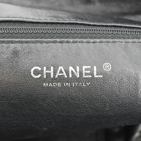 CHANEL Modern Chain Calfskin Leather Hobo Bag Black