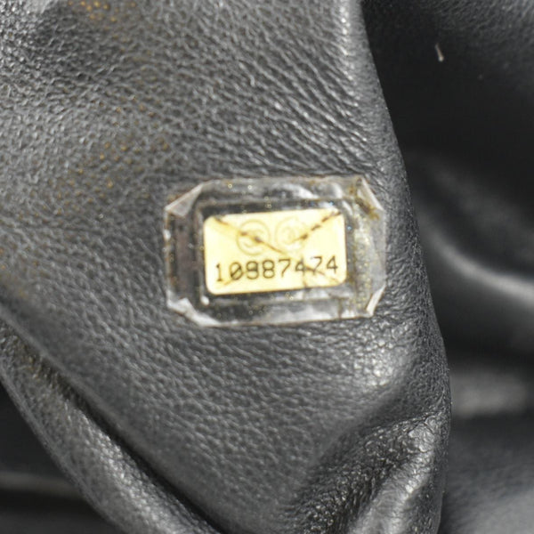 CHANEL Modern Chain Calfskin Leather Hobo Bag Black