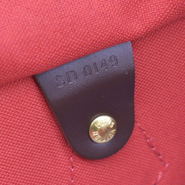 LOUIS VUITTON Speedy 35 Damier Ebene Satchel Bag Brown