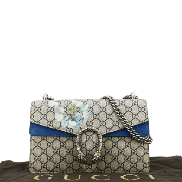 GUCCI Dionysus Blooms GG Supreme Canvas Shoulder Bag Beige 400249