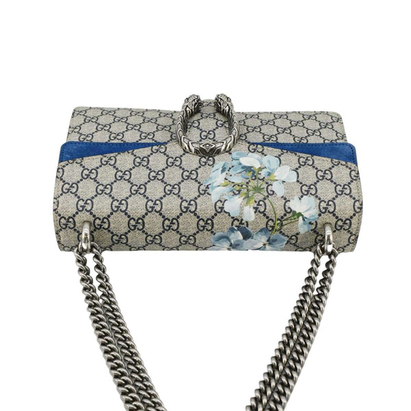 GUCCI Dionysus Blooms GG Supreme Canvas Shoulder Bag Beige 400249
