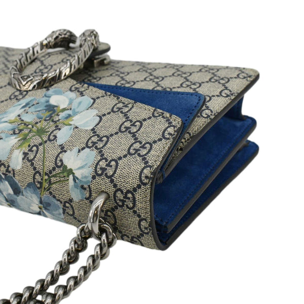GUCCI Dionysus Blooms GG Supreme Canvas Shoulder Bag Beige 400249