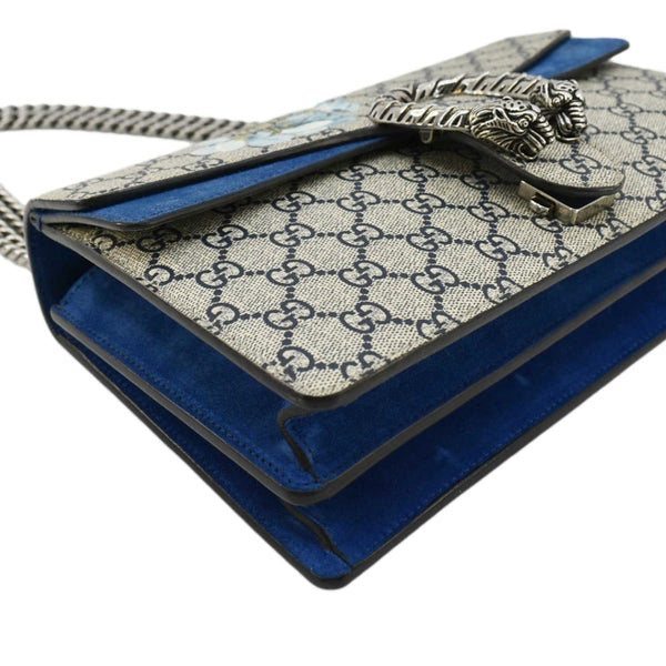 GUCCI Dionysus Blooms GG Supreme Canvas Shoulder Bag Beige 400249