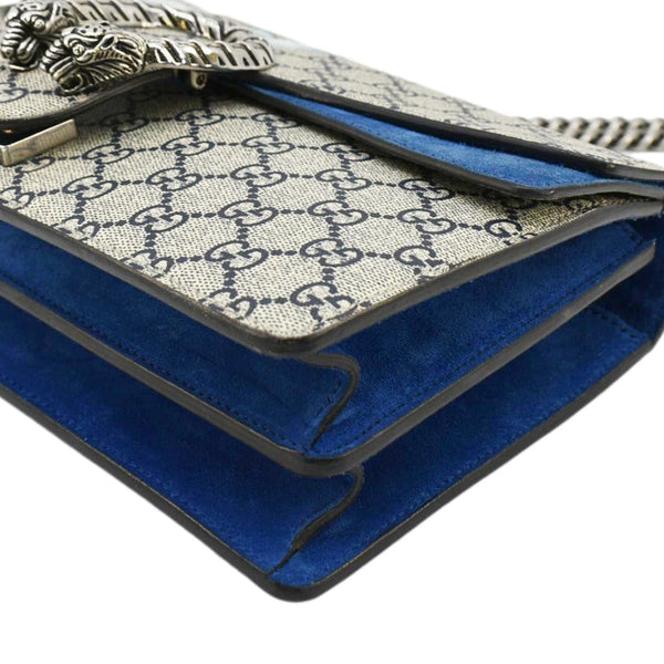 GUCCI Dionysus Blooms GG Supreme Canvas Shoulder Bag Beige 400249