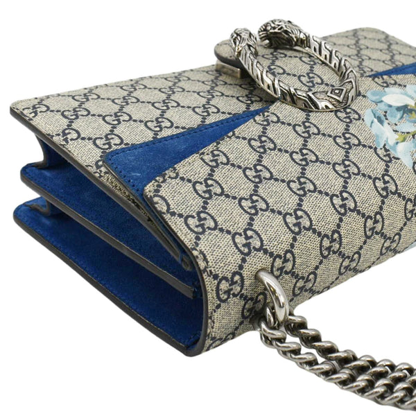GUCCI Dionysus Blooms GG Supreme Canvas Shoulder Bag Beige 400249
