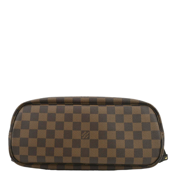 LOUIS VUITTON Neverfull PM Damier Ebene Tote Shoulder Bag Brown