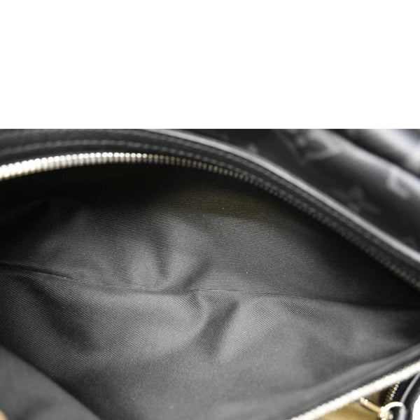 LOUIS VUITTON Duo Sling Taigarama Backpack Bag Black