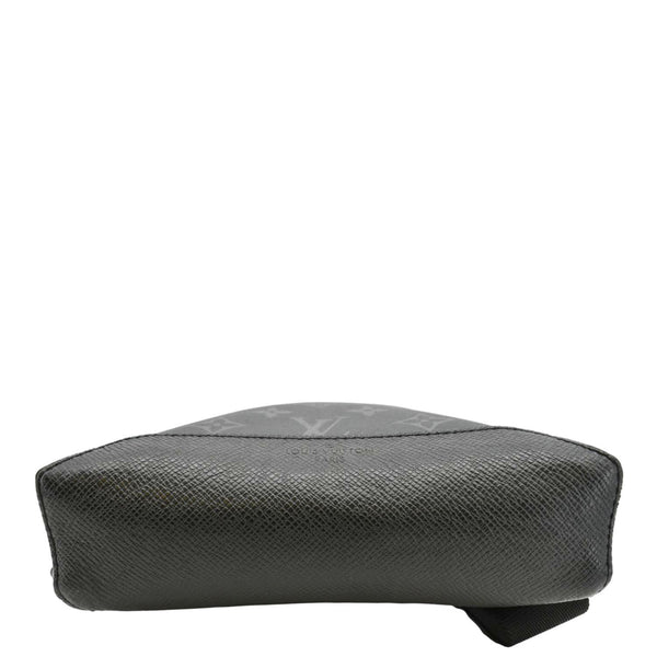 LOUIS VUITTON Duo Sling Taigarama Backpack Bag Black