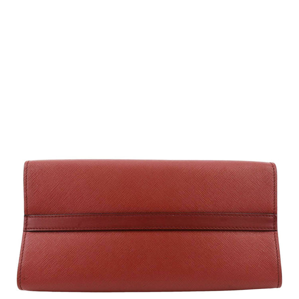 PRADA Paradigme Saffiano Leather Tote Shoulder Bag Red