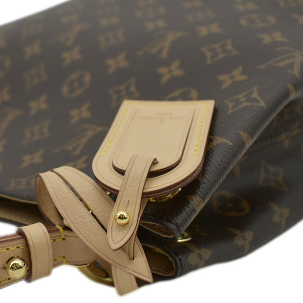 LOUIS VUITTON Graceful PM Monogram Canvas Hobo Shoulder Bag Brown