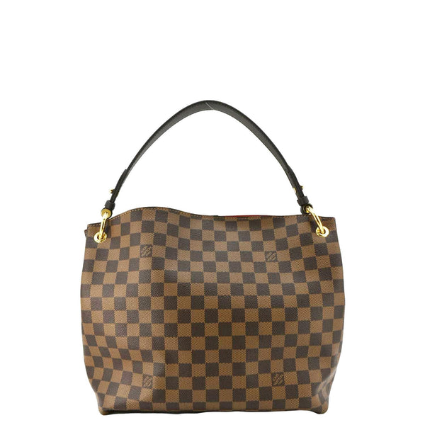 LOUIS VUITTON Graceful PM Monogram Canvas Hobo Shoulder Bag Brown