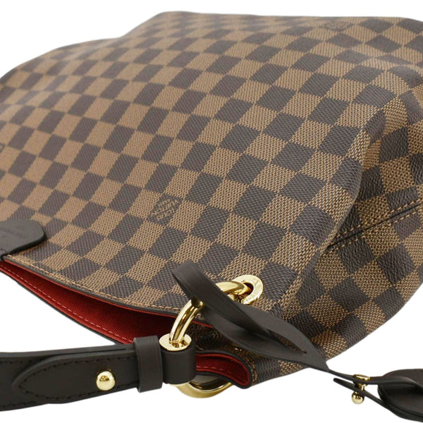 LOUIS VUITTON Graceful PM Monogram Canvas Hobo Shoulder Bag Brown