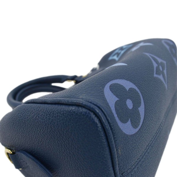 LOUIS VUITTON Speedy 20 Bandouliere Empreinte Monogram Shoulder Bag Degrade Blue