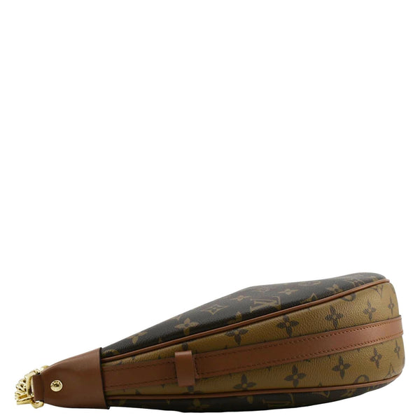 LOUIS VUITTON Loop Reverse Monogram Canvas Shoulder Bag Brown
