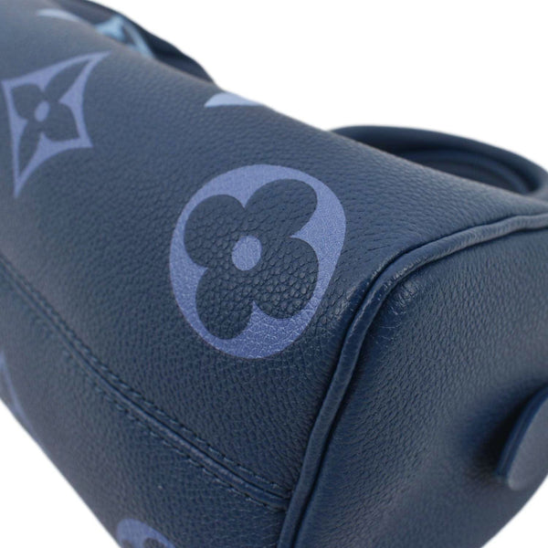 LOUIS VUITTON Speedy 20 Bandouliere Empreinte Monogram Shoulder Bag Degrade Blue